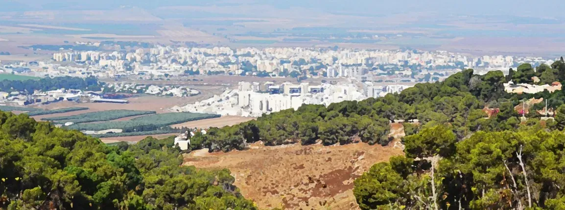 נוף עמק יזרעאל מהר הגלבוע